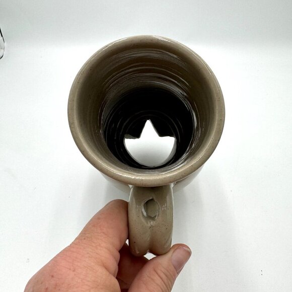 Vintage Williamsburg Pottery BIRD HOUSE Cobalt Blue Salt Glazed Bottle Shape - Picture 5 of 12